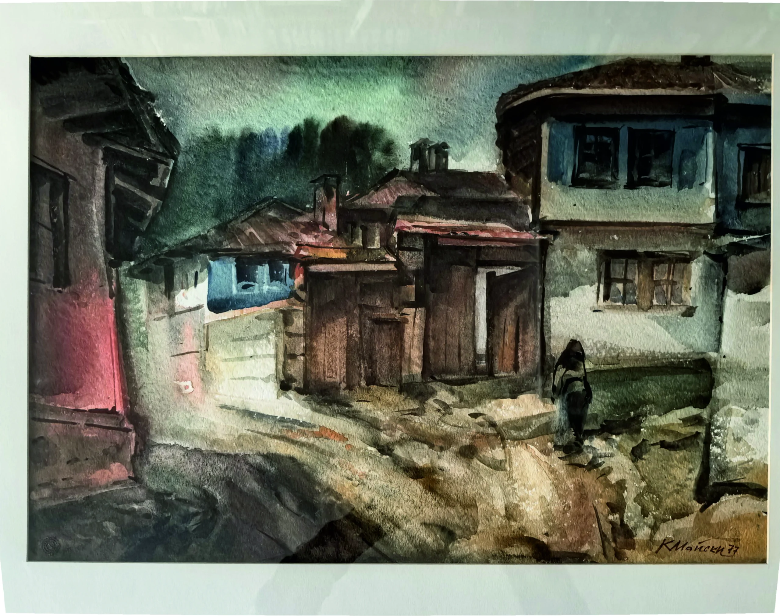 картина Мотив от Копривщица худ.Кирил Майски (2) 1