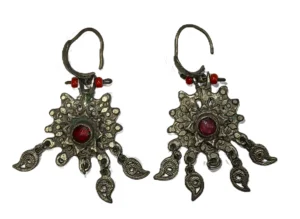 обеци сребро, ляти,имитация на филигран